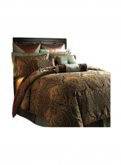 9-Piece Duvet Covet Set Polyester Brown/Grey reviews 9-Piece Duvet Covet Set Polyester Brown/Grey