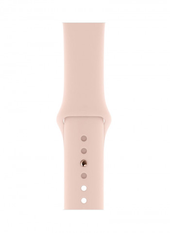 Watch Series 4-44mm (GPS + Cellular) Gold Aluminum Case With Pink Sand Sport Band