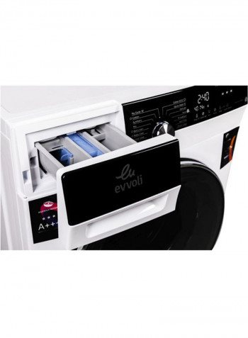Front Load Washing Machine With Dryer 8 kg 1900 W EVWM-FCOM-8/614W White/Black