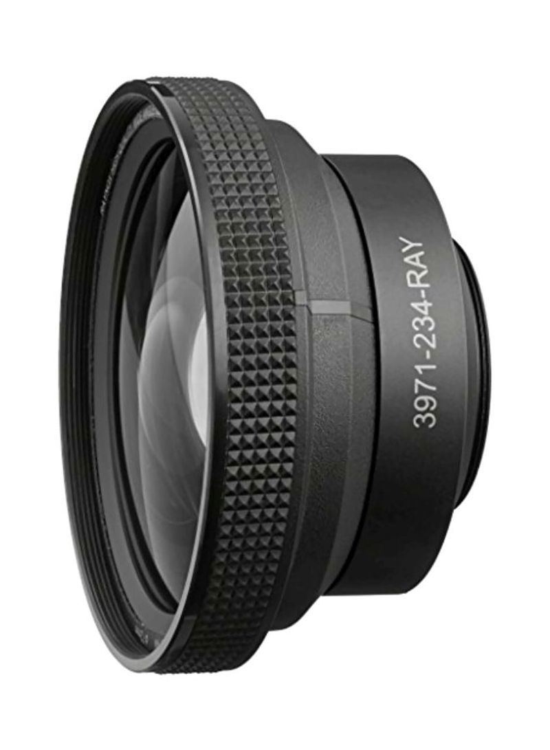 Wide Angle Lens 0.66X Black/Clear