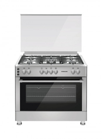 5-Burner Gas Cooker U9066FSSPTN10 Silver