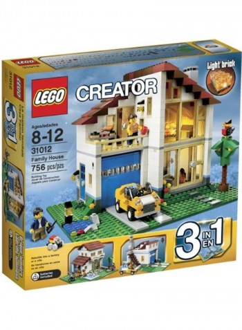 756-Piece Creator Family House Building Set