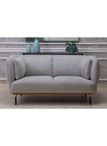 2-Seater Carlisle Sofa Light Grey/Brown