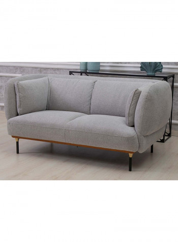 2-Seater Carlisle Sofa Light Grey/Brown