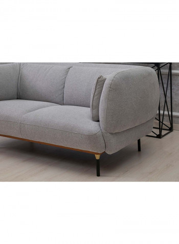 2-Seater Carlisle Sofa Light Grey/Brown