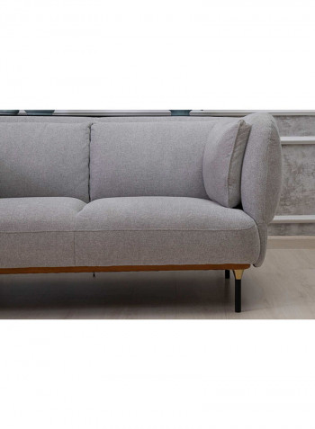 2-Seater Carlisle Sofa Light Grey/Brown