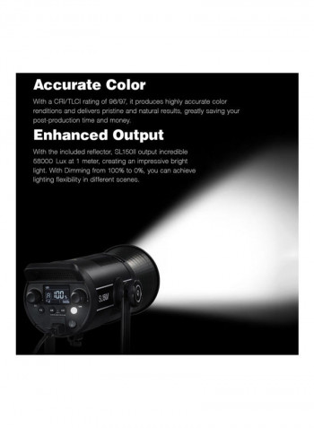 SL150II 150W Bowens-mount Daylight Balanced LED Video Light Black