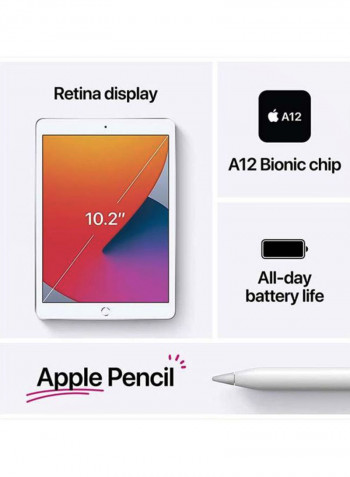 iPad - 2020 (8th Generation) 10.2inch 128GB WiFi Gold With Facetime - Middle East Specs