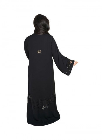 Modern Stylish Abaya Black