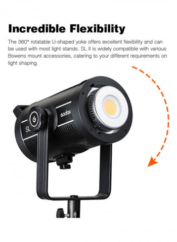 SL150II 150W Bowens-mount Daylight Balanced LED Video Light Black