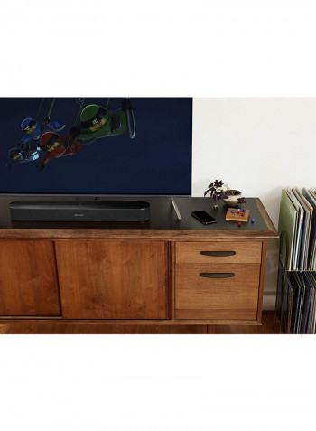 Compact Smart TV Soundbar With Alexa Voice Control SONOS BEAM Black