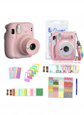 Fujifilm Instax Mini 11 Instant Camera With Transparent Case And Accessories Set