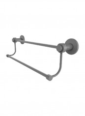 Mercury Collection Double Towel Bar Matte Grey 36x38.5x5inch