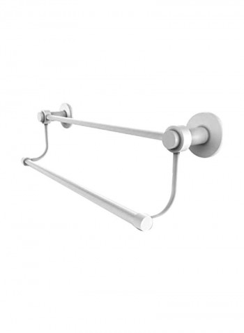Mercury Collection Wall Mounted Towel Bar White 36inch