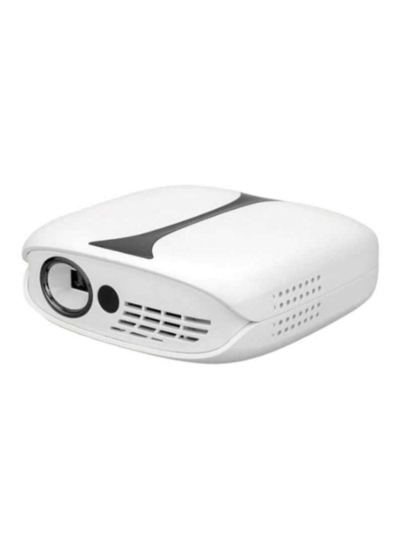 Mini Portable Wireless Home Projector M203 White