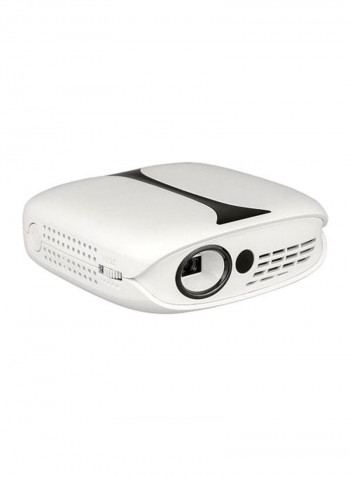 Mini Portable Wireless Home Projector M203 White
