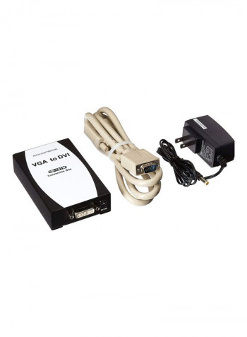 VGA To DVI Converter Black/White