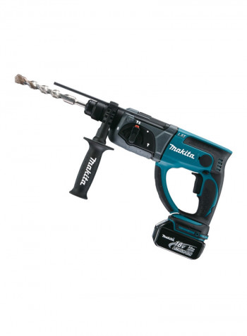 PT Makita Cordless Rotary Hammer 20mm SDS-Plus 18V 4.0Ah DHR202RME Black/blue