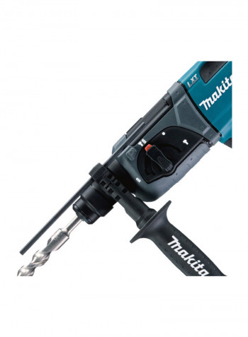 PT Makita Cordless Rotary Hammer 20mm SDS-Plus 18V 4.0Ah DHR202RME Black/blue