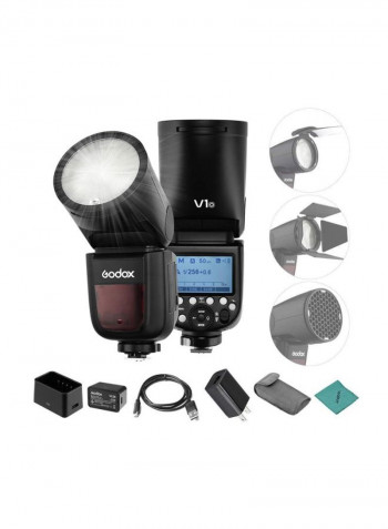 V1O Speedlite Camera Flash Kit For Olympus Camera Black