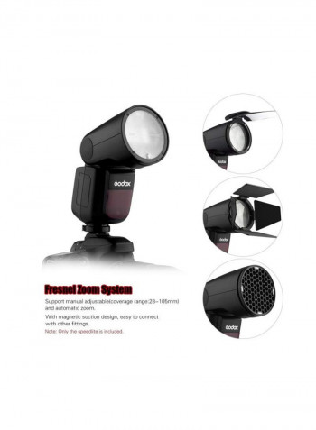 V1O Speedlite Camera Flash Kit For Olympus Camera Black