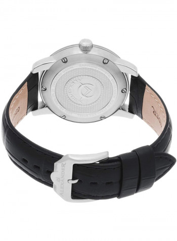 Men's Heroic Macedon Leather Analog Wrist Watch A111-01