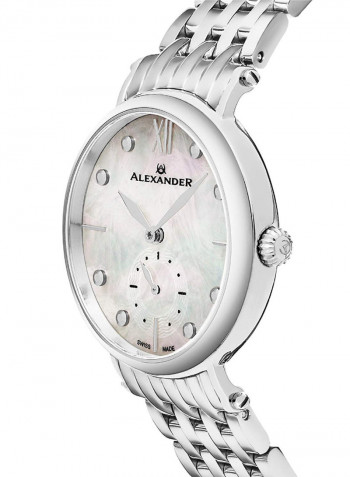 Women's Monarch Roxana Stainless Steel Analog Wrist Watch A201B-01