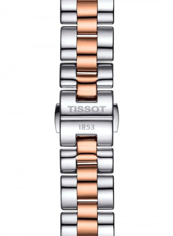 Women's Stainless Steel T-Wave Analog Watch T112.210.22.113.01