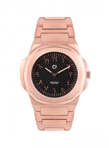 Stainless Steel Analog Wrist Watch