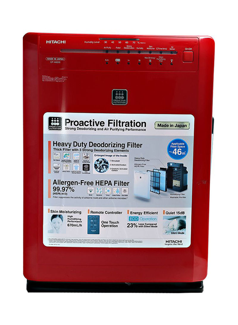 Air Purifier EPA6000 Red/ Black