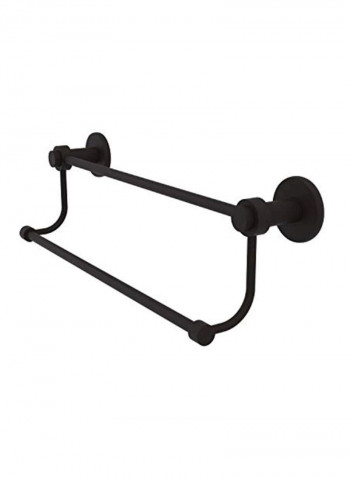 Mercury Collection  Double Towel Bar Black 36inch