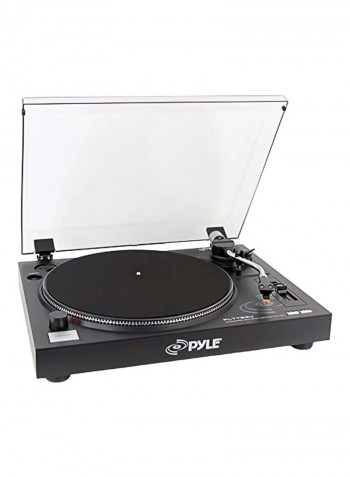 Belt Drive USB Turntable With Digital Recording Software PLTTB3U Black