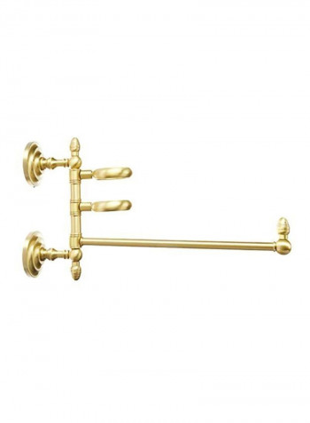 Waverly Place Collection Hair Dryer Holder Gold