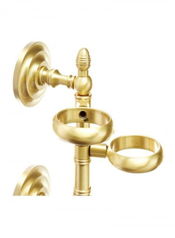 Waverly Place Collection Hair Dryer Holder Gold