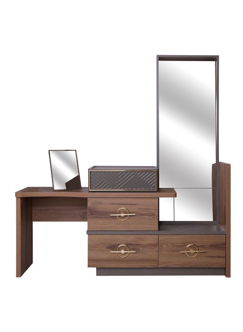 Forreston Dresser With Mirror Brown/Silver