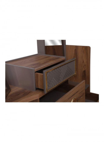 Forreston Dresser With Mirror Brown/Silver
