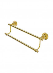 Washington Square Collection Double Towel Bar Gold 30inch