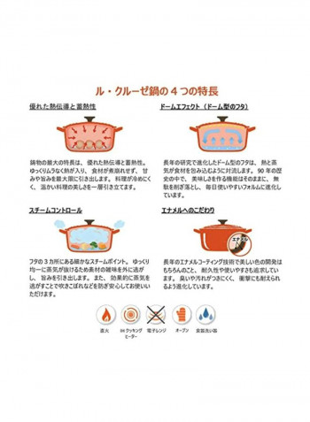 Chef's Oven Pot Flame 3.5Quart
