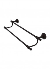 Retro Wave Collection Double Towel Bar Brown 36inch