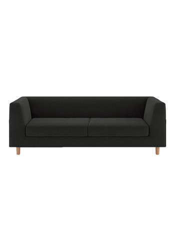 3-Seater Rubik Sofa Charcoal Grey 85x190x80centimeter