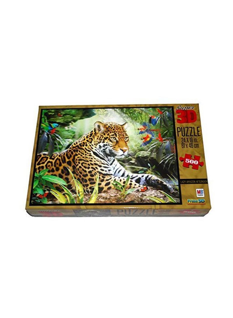 500-Piece Lazy Amazon Afternoon Super 3D Puzzles 43227-2238 24x18inch
