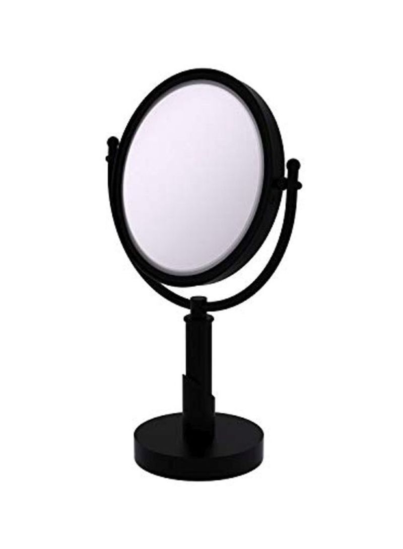 Soho Collection Vanity Top Make-Up Mirror Matte Black 8inch