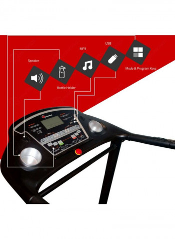 Fitness Motorized Treadmill 167x76x33cm