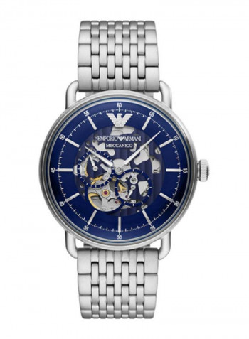 Men's Aviator Water Resistance Stainless Steel Analog Watch AR60024