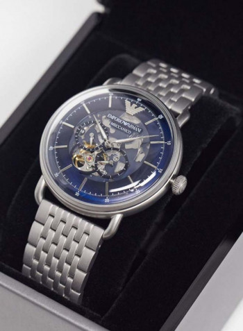 Men's Aviator Water Resistance Stainless Steel Analog Watch AR60024