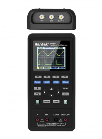 3-In-1 Dual-Channel Digital Oscilloscope Black/Red/Grey