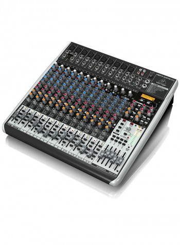 Premium 24-Input 4/2-Bus Mixer with Multi-FX Processor QX2442USB Grey/Red/Blue