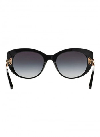 Women's Full Rim Cat Eye Sunglasses - Lens Size: 54 mm