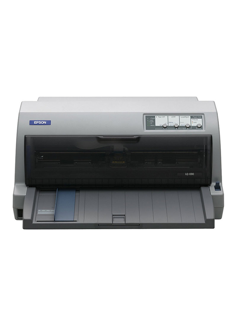 LQ 690 Dot Matrix Printer Black/Grey