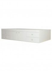 Kidsaw Storage Single Bed With Mattress White